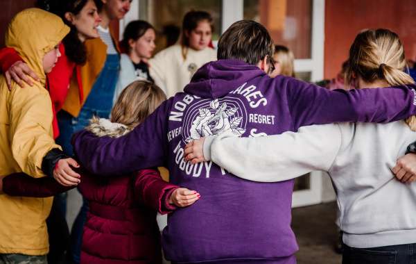 Kinderen op paaskinderkamp